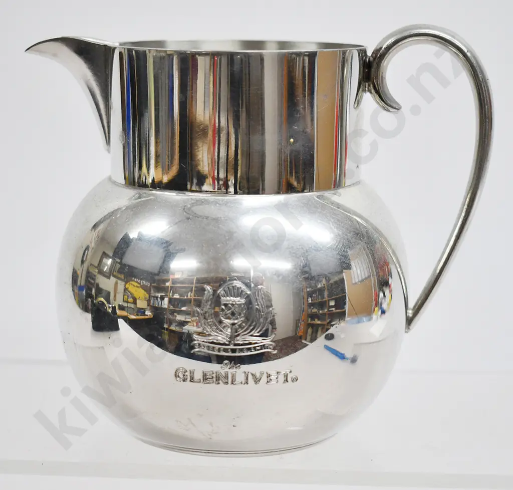 GLENLIVET PEWTER ADVERTISING WATER JUG Image 1++