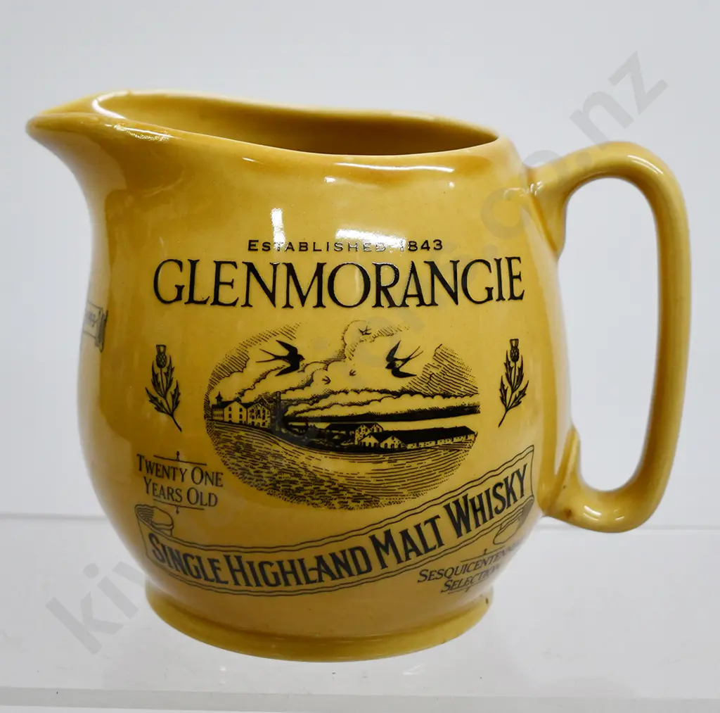 GLENMORANGIE HIGHLAND MALT WHISKY ADVERTISING WATER JUG Image 1++
