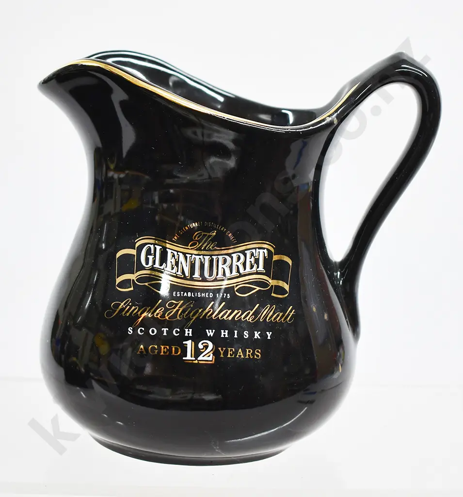 GLENTURRET HIGHLAND MALT WHISKY ADVERTISING WATER JUG Image 1++