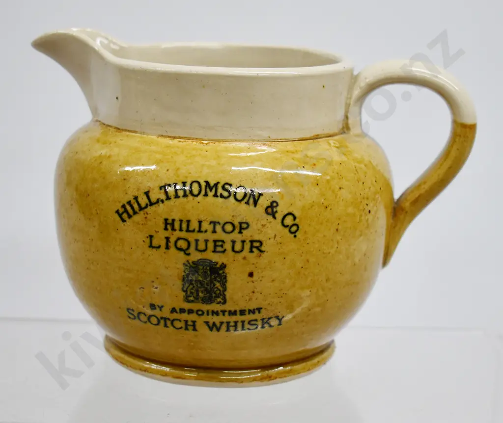 HILL THOMSON HILLTOP LQUEUR SCOTCH WHISKY JUG Image 1++