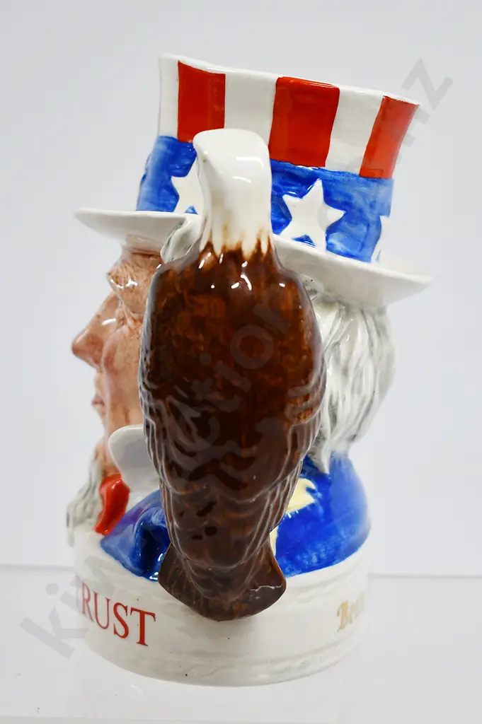 BEAM UNCLE SAM WHISKEY CHARACTER DECANTER Image 1++