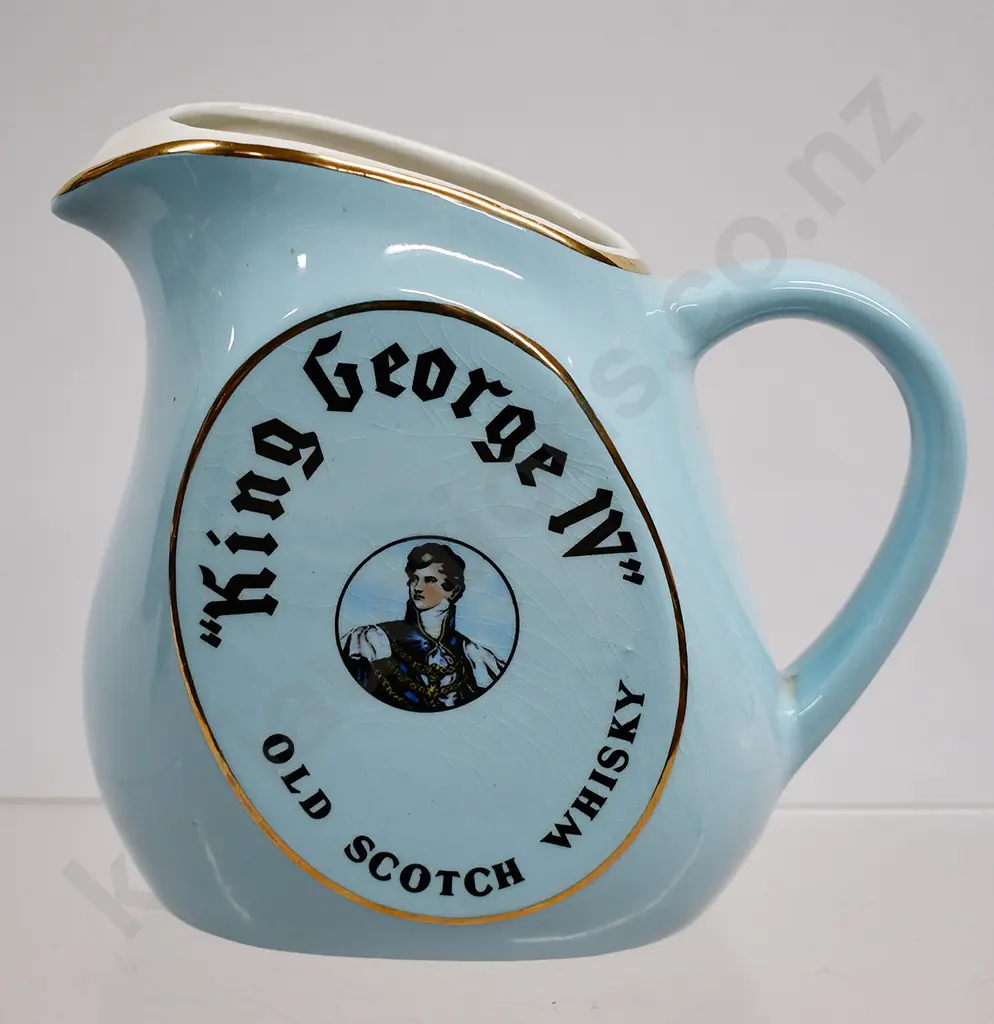 KING GEORGE IV OLD SCOTCH WHISKY JUG Image 1++