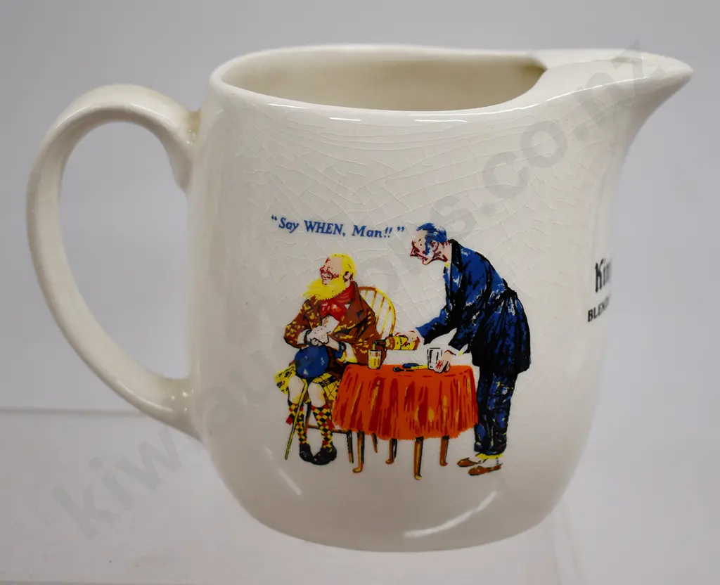 KING GEORGE IV OLD SCOTCH WHISKY JUG Image 1++