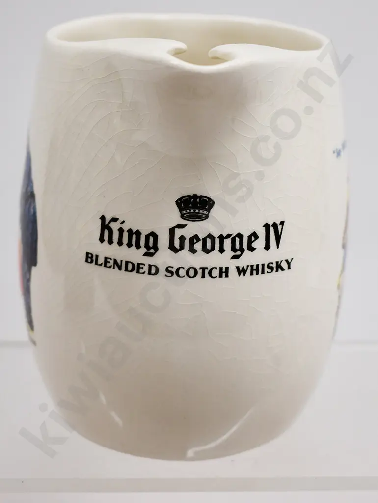 KING GEORGE IV OLD SCOTCH WHISKY JUG Image 1++