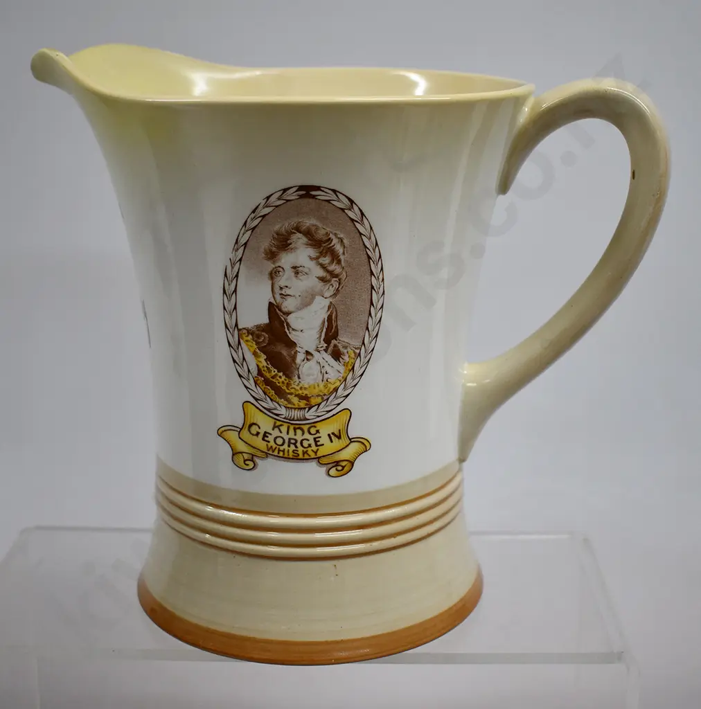KING GEORGE WHISKY MUSICAL JUG Image 1++