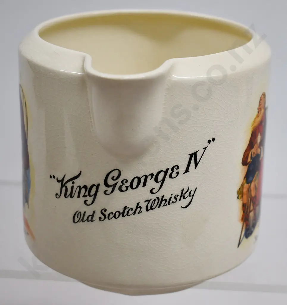 KING GEORGE IV OLD SCOTCH WHISKY JUG Image 1++
