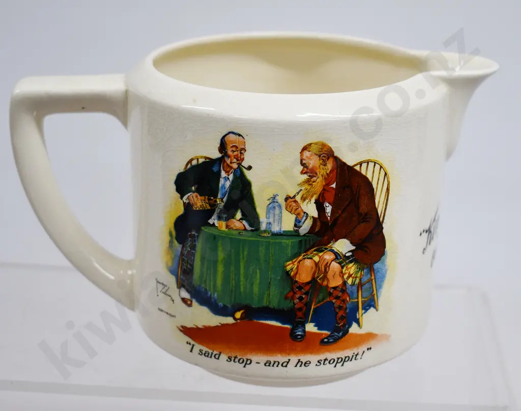 KING GEORGE IV OLD SCOTCH WHISKY JUG Image 1++