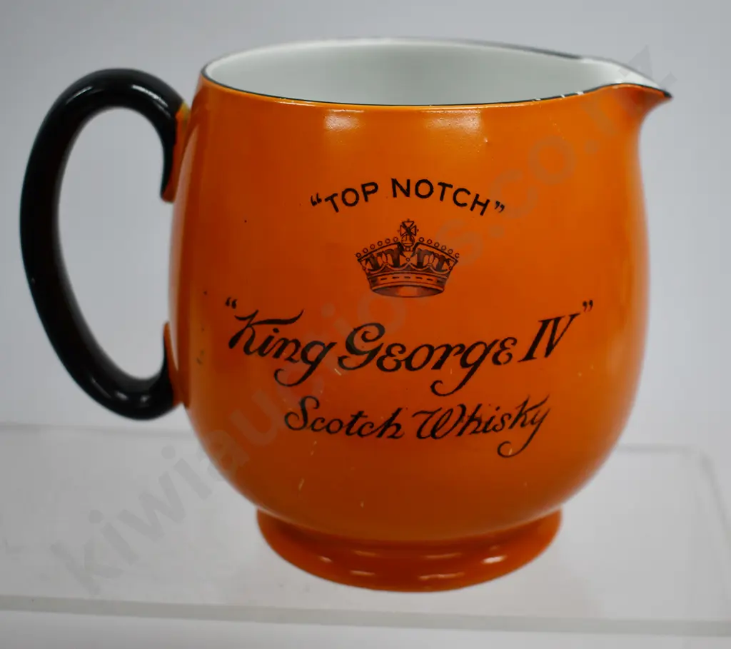 TOP noTCH KING GEORGE IV WHISKY JUG Image 1++
