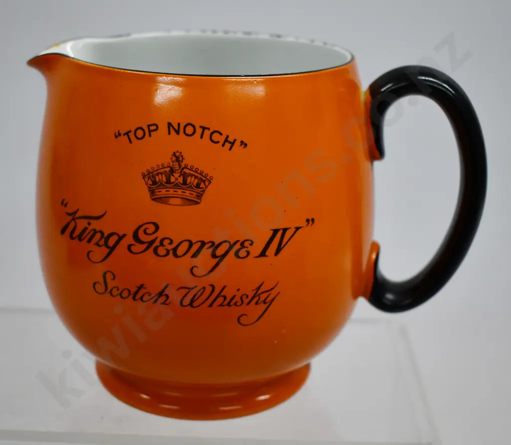 TOP noTCH KING GEORGE IV WHISKY JUG Image 1++