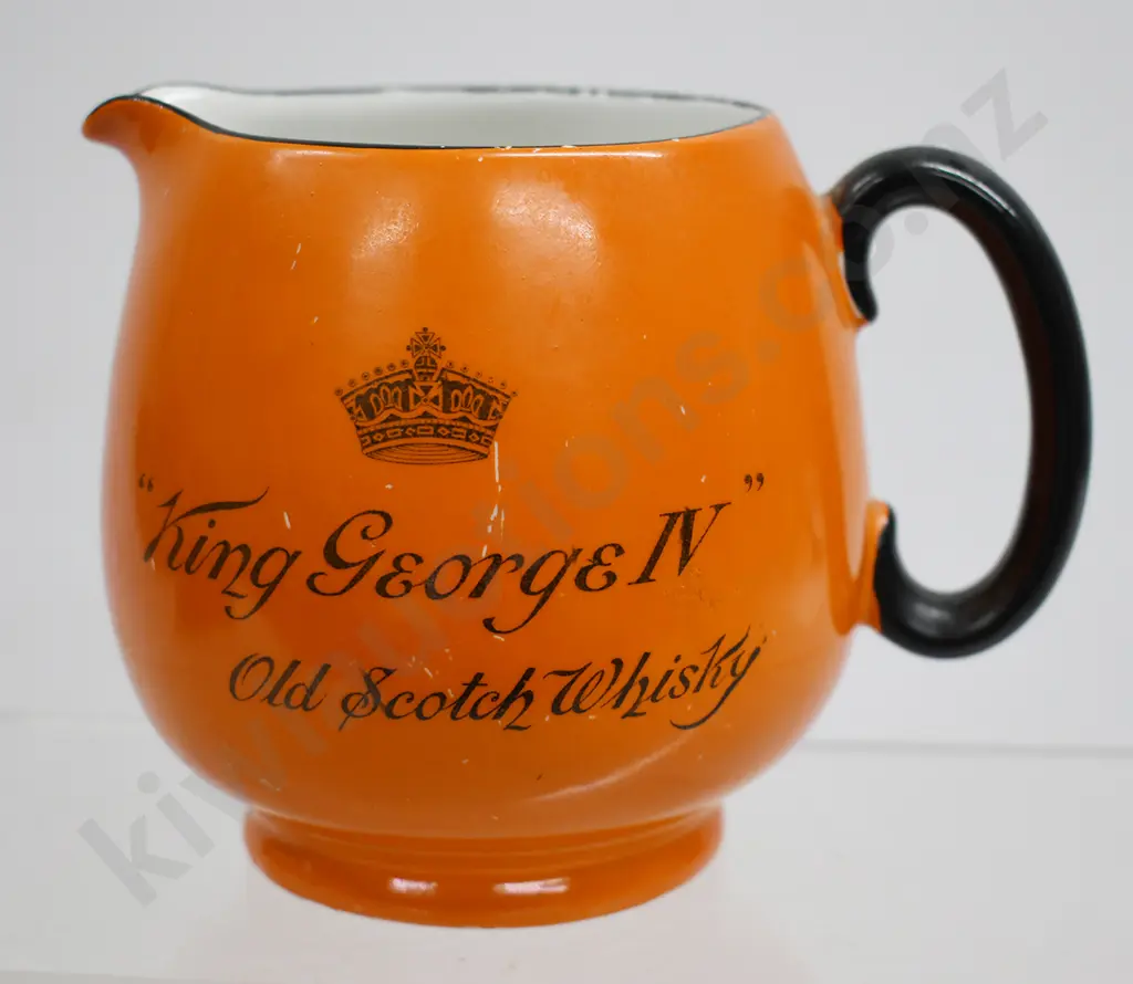 KING GEORGE IV OLD SCOTCH WHISKY JUG Image 1++