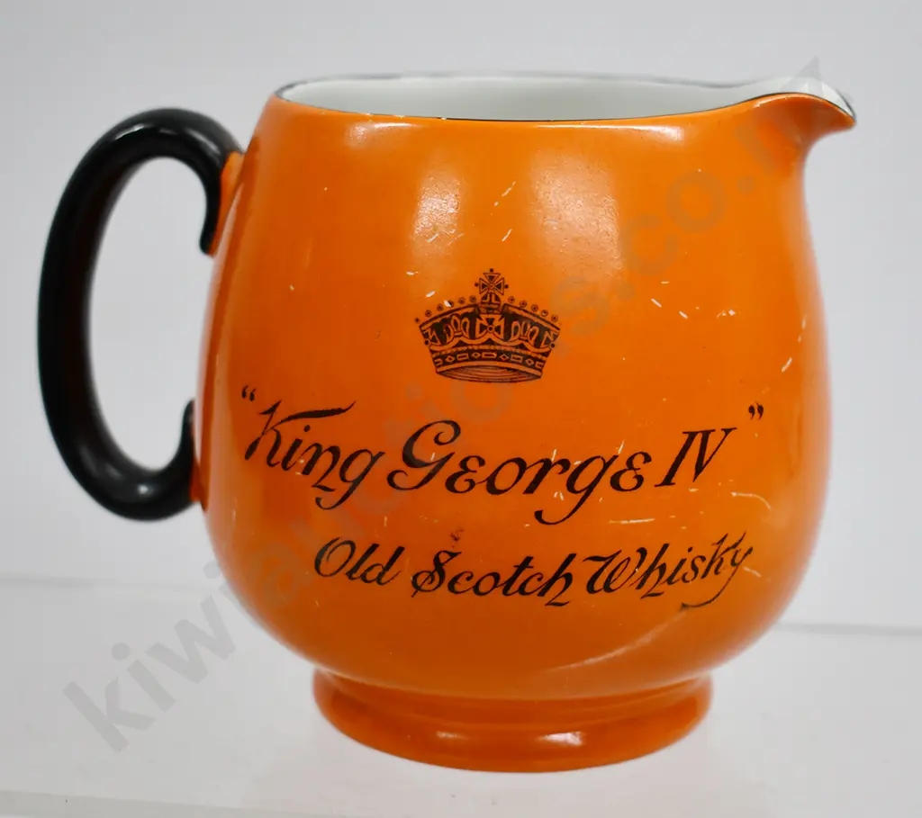 KING GEORGE IV OLD SCOTCH WHISKY JUG Image 1++
