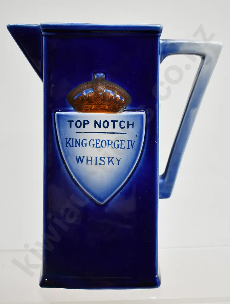 TOP NOTCH KING GEORGE IV WHISKY  JUG Image 1++