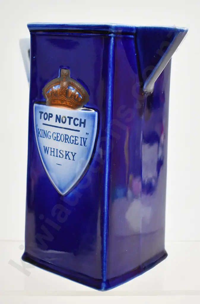TOP NOTCH KING GEORGE IV WHISKY  JUG Image 1++