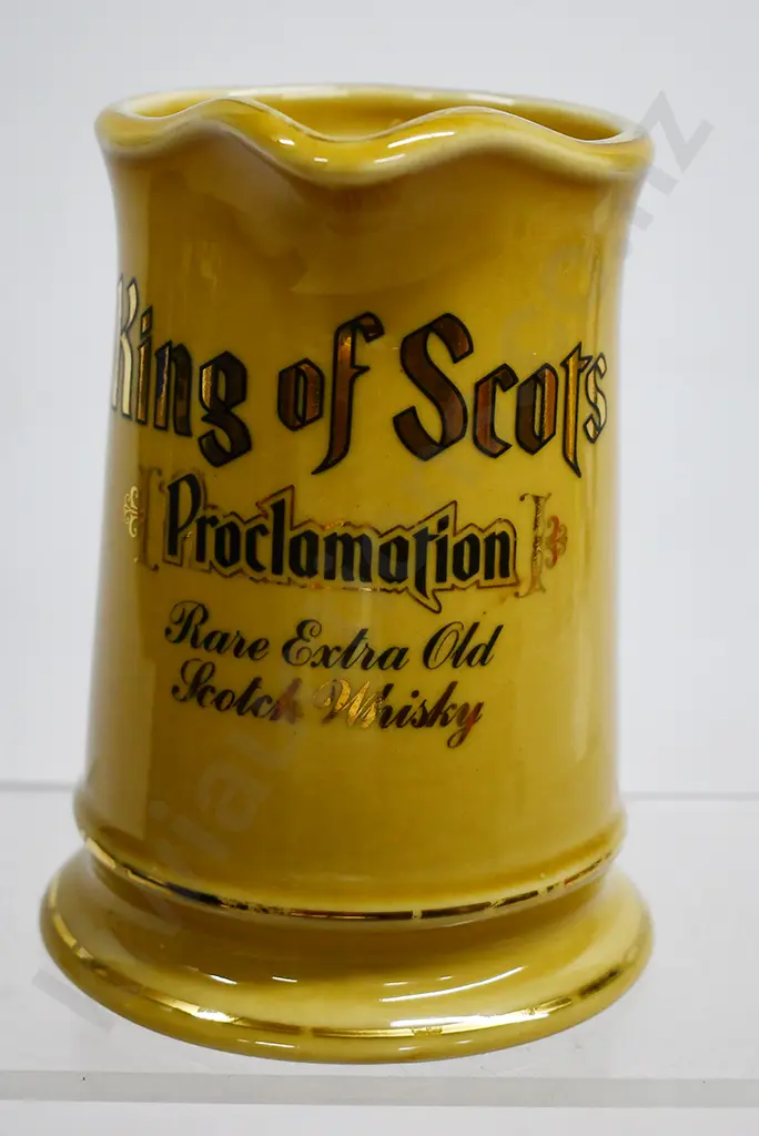 KING OF SCOTS PROCLAMATION SCOTCH WHISKY JUG Image 1++