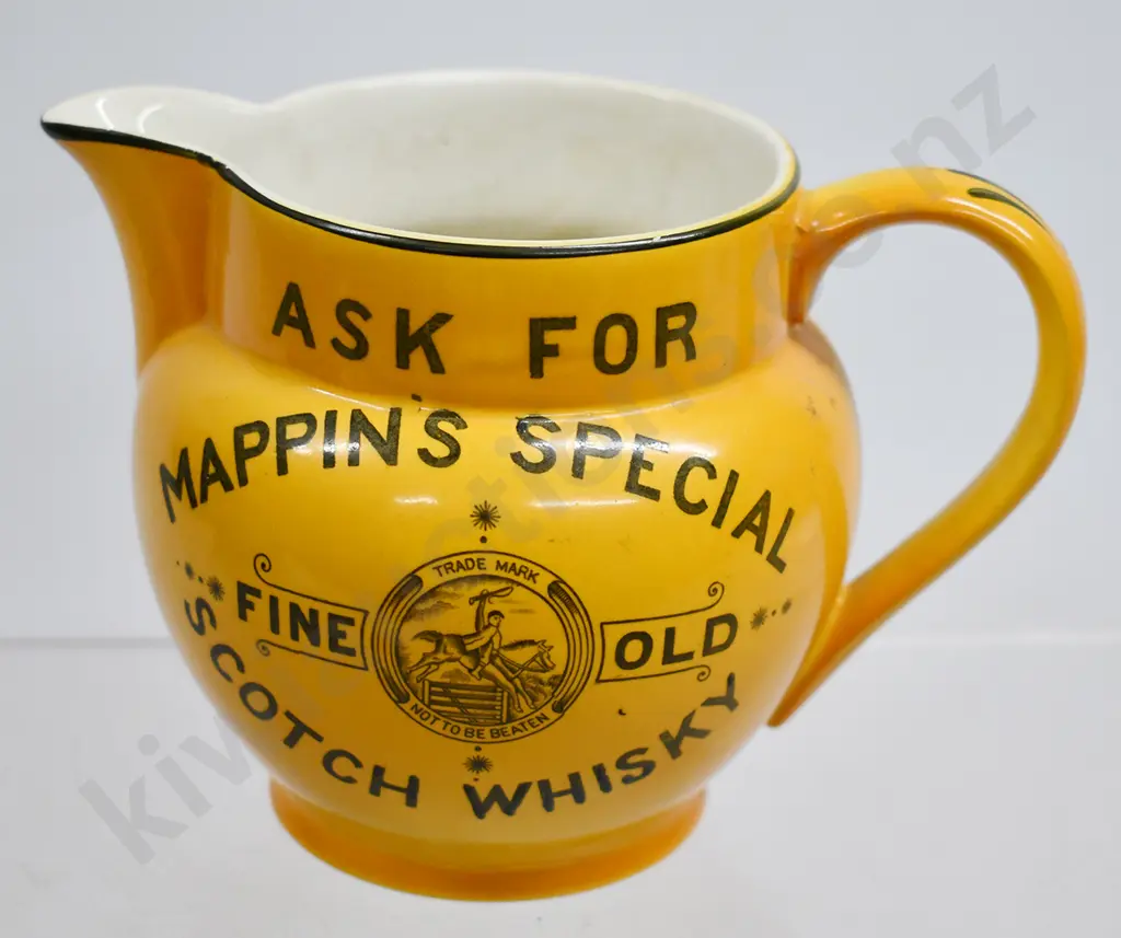 MAPPINS SPECIAL FINE OLD SCOTCH WHISKY JUG Image 1++