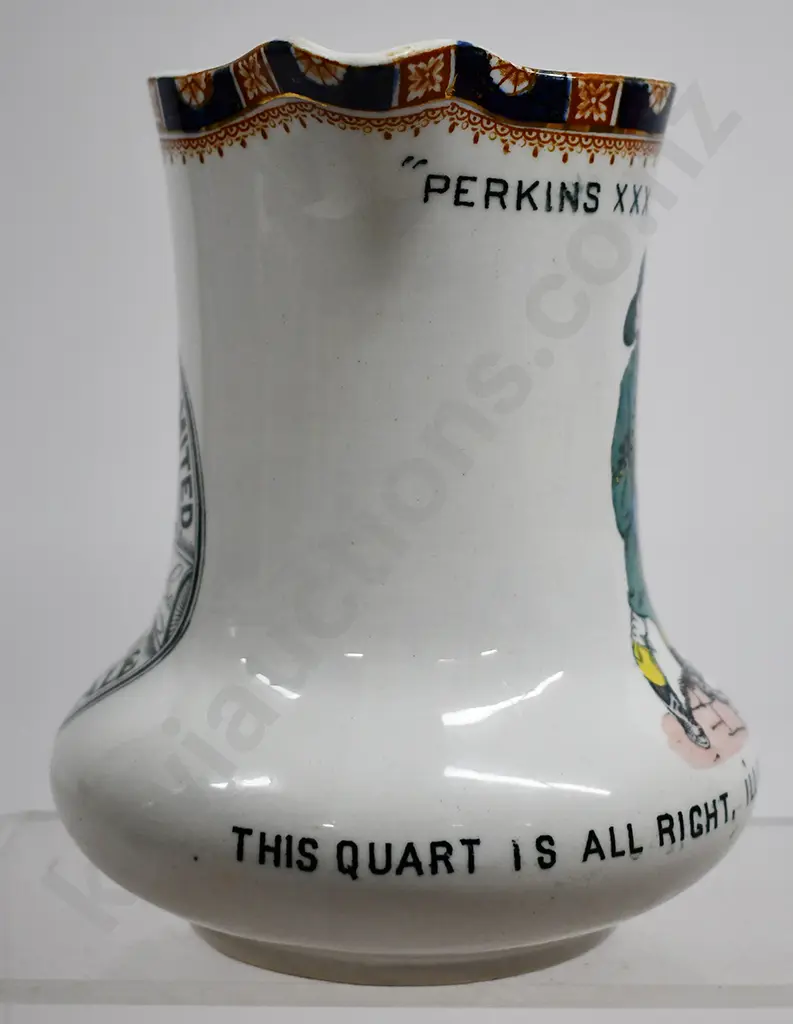 PERKINS XXX ALE & STOUT CITY BREWERY BRISBANE WATER JUG Image 1++