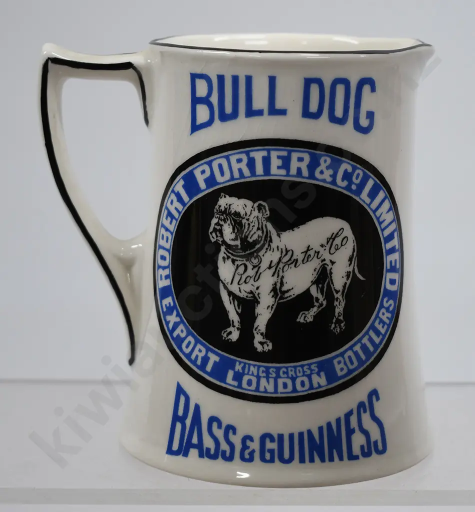 BASS & GUINNESS ROBERT PORTER BULLDOG JUG Image 1++