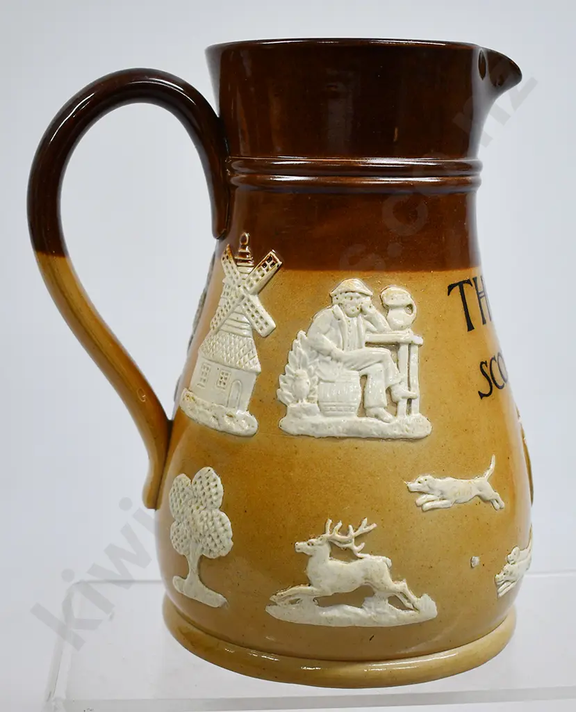 THORNE’S STONEWARE SCOTCH WHISKY WATER JUG Image 1++