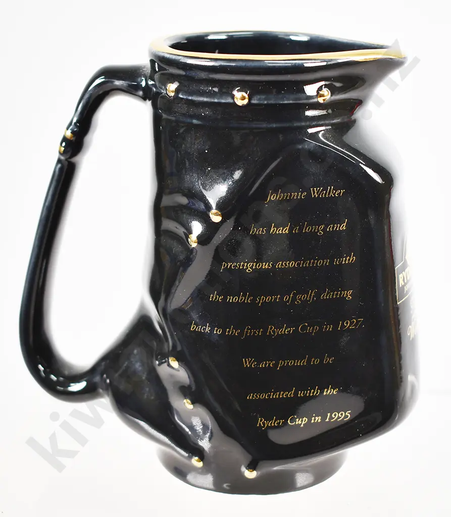 JOHNNIE WALKER RYDER CUP GOLF BAG WHISKY  JUG Image 1++