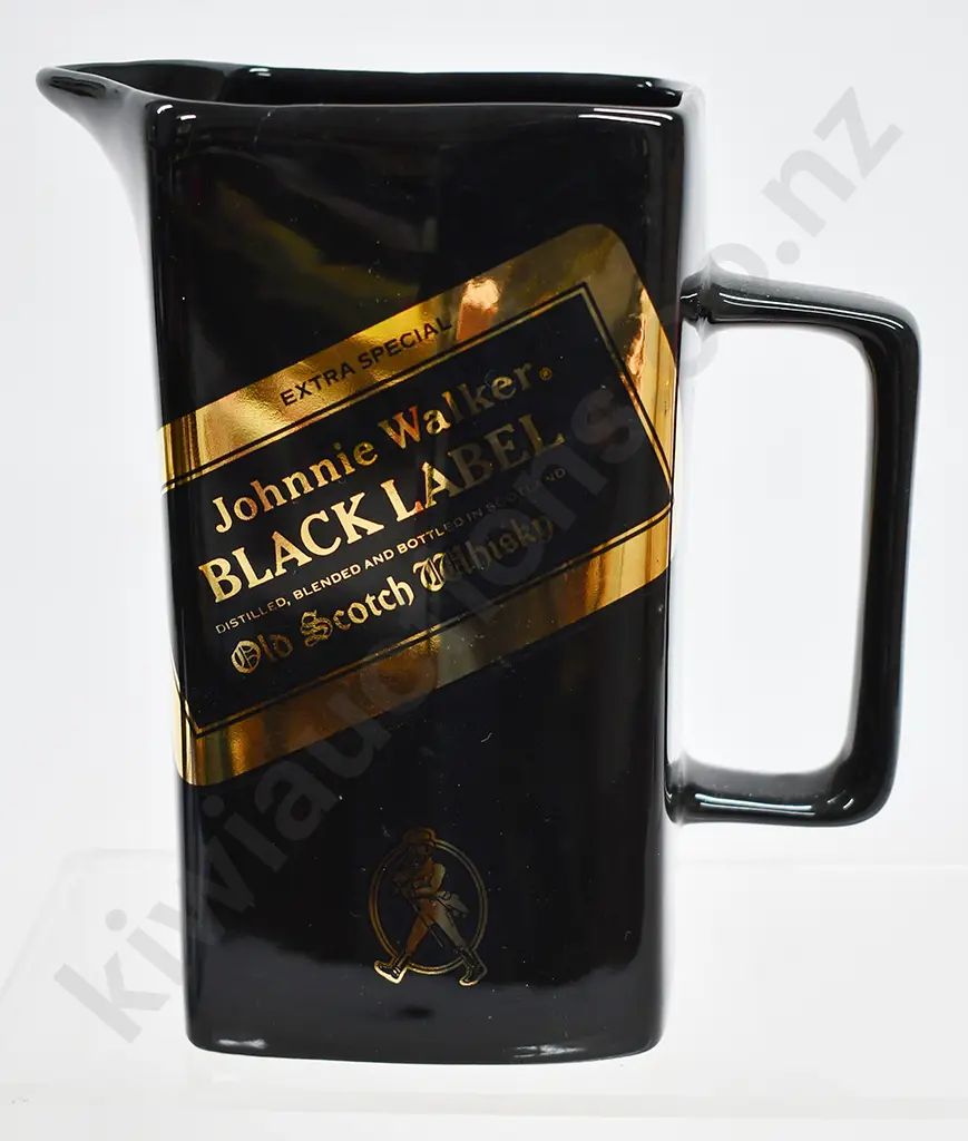 JOHNNIE WALKER BLACK LABEL WHISKY JUG Image 1++