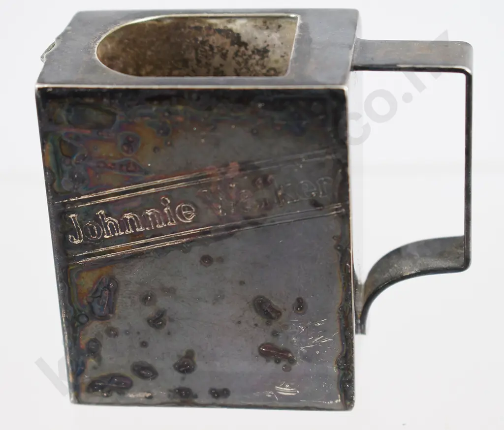 JOHNNIE WALKER WHISKY SILVER JUG Image 1++