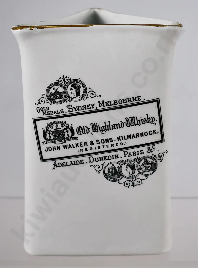 WALKER'S KILMARnoCK WHISKY JUG Image 1++