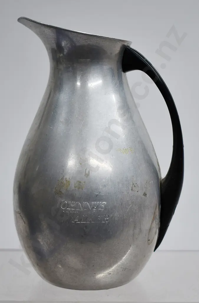 JOHNNIE WALKER ALUMINIUM WHISKY JUG Image 1++
