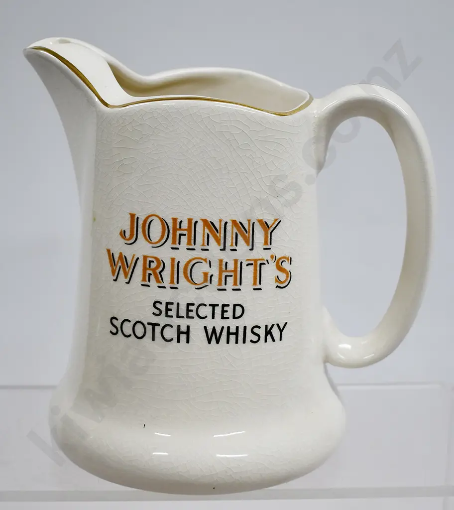 JOHNNY WRIGHTS SCOTCH WHISKY JUG Image 1++