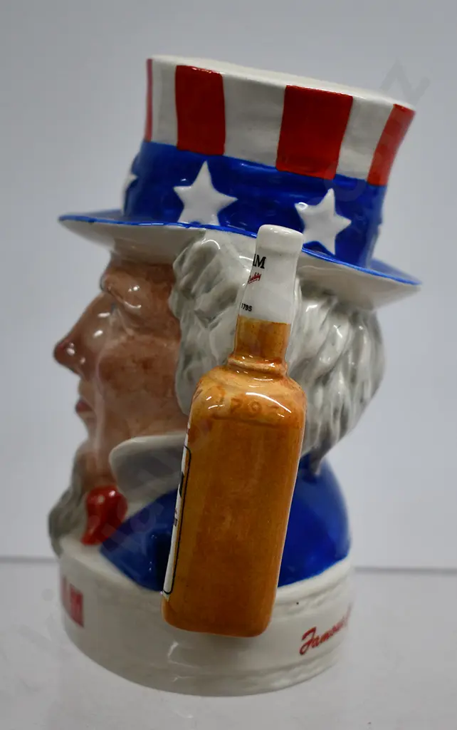 JIM BEAM UNCLE SAM BOURBON DECANTER Image 1++
