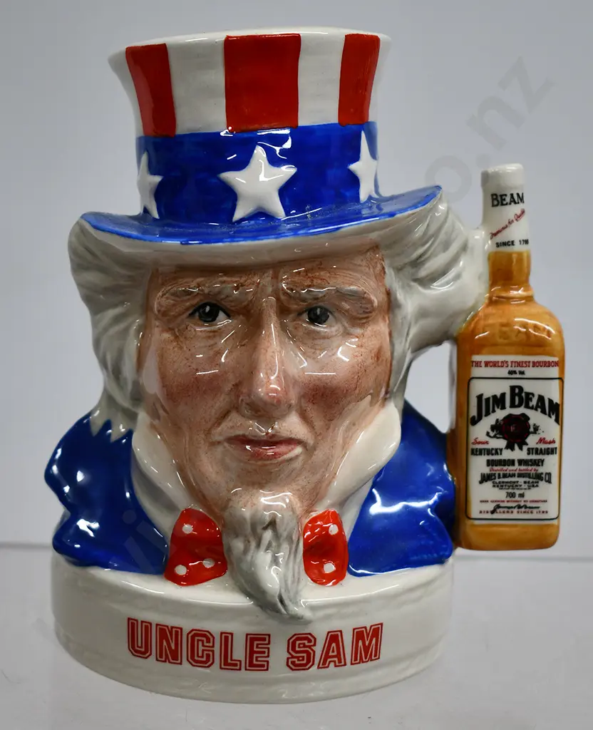JIM BEAM UNCLE SAM BOURBON DECANTER Image 1++