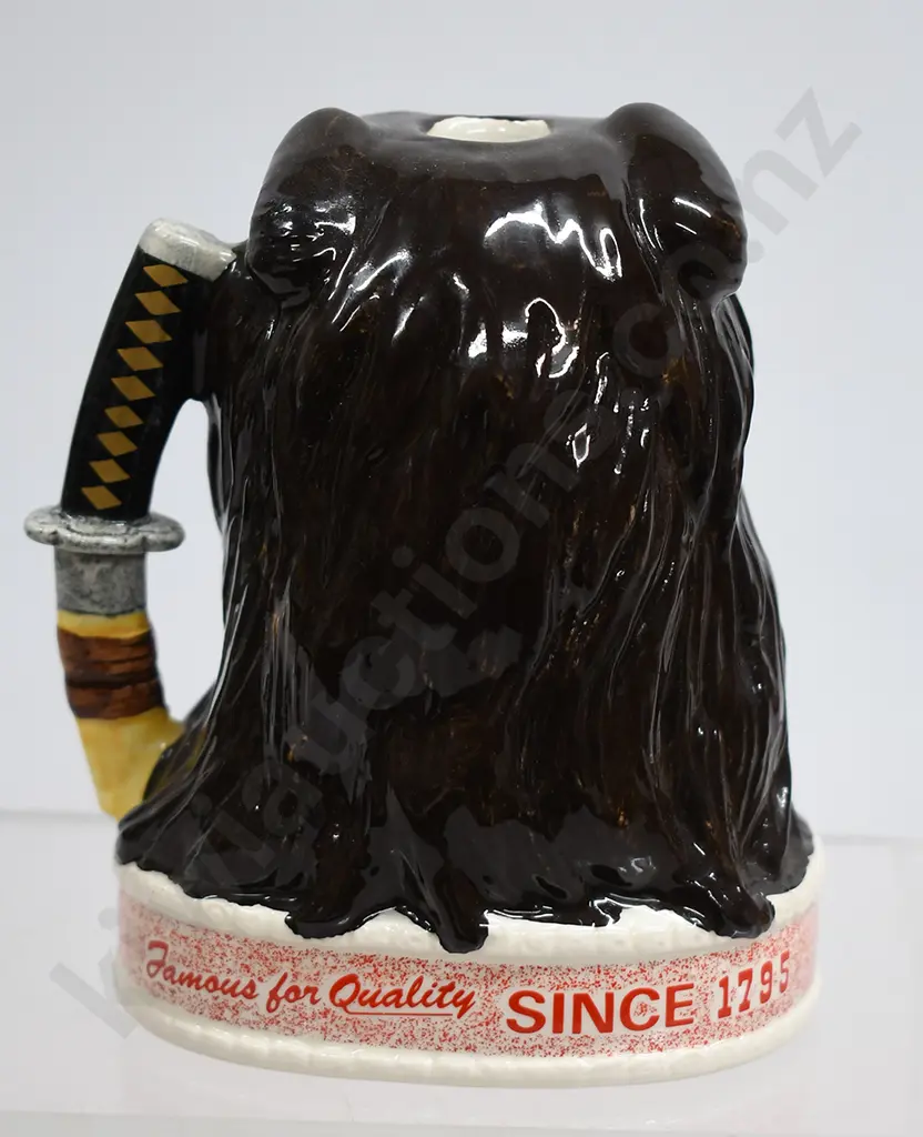 SAMURAI WARRIOR BOURBON WHISKEY CHARACTER DECANTER Image 1++