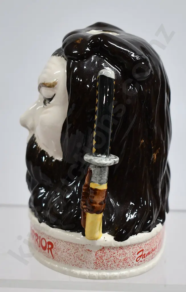 SAMURAI WARRIOR BOURBON WHISKEY CHARACTER DECANTER Image 1++