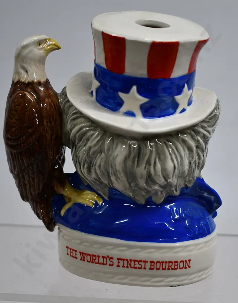 JIM BEAM UNCLE SAM BOURBON DECANTER Image 1++