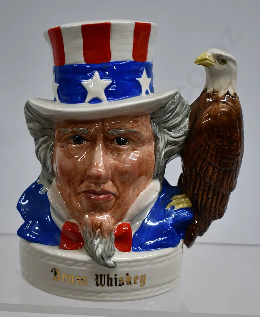JIM BEAM UNCLE SAM BOURBON DECANTER Image 1++