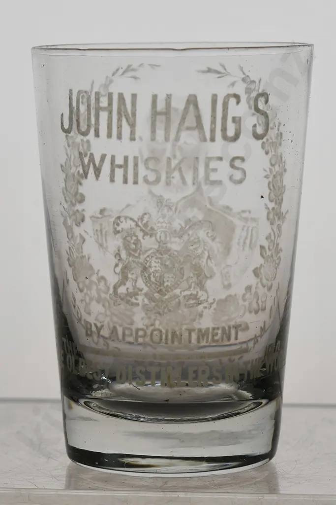HAIG'S WHISKIES DRINKING GLASS Image 1++