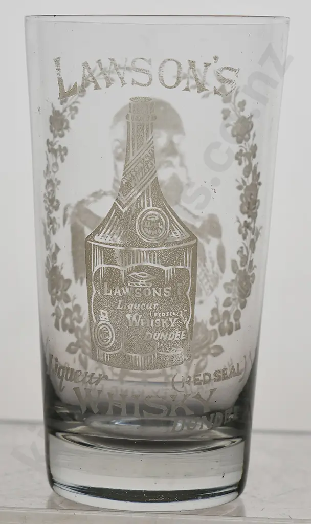 LAWSON'S LIQUEUR WHISKY DRINKING GLASS Image 1++