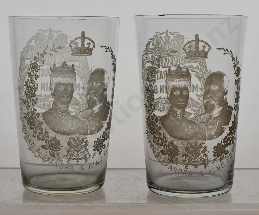 ROBERTSON SANDERSON MOUNTAIN DEW DRINKING GLASSES Image 1++