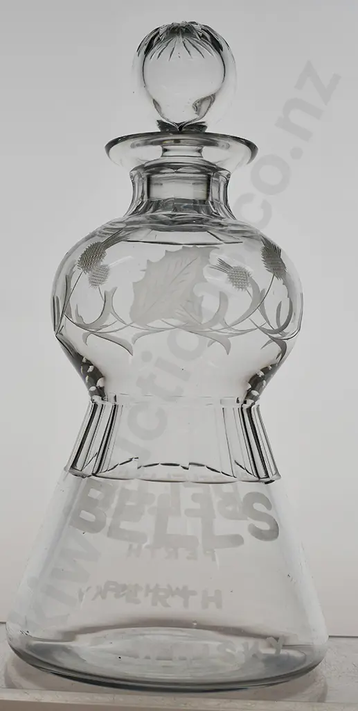 BELL'S PERTH WHISKY GLASS DECANTER Image 1++