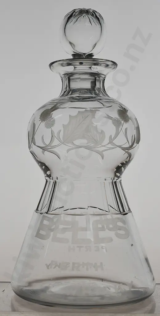 BELL'S PERTH WHISKY GLASS DECANTER Image 1++