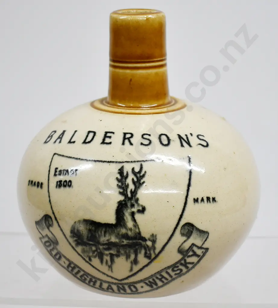 BALDERSON’S STONEWARE WHISKY JUG Image 1++