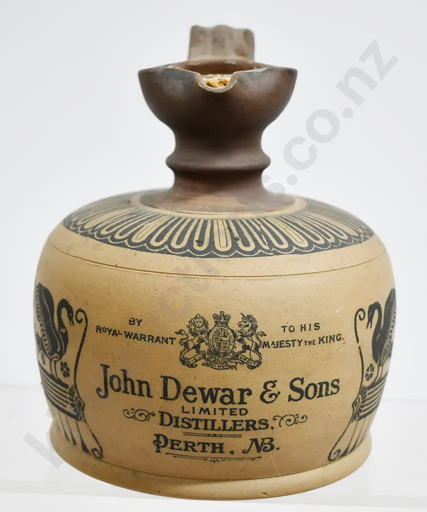 DEWAR'S STONEWARE WHISKY JUG Image 1++