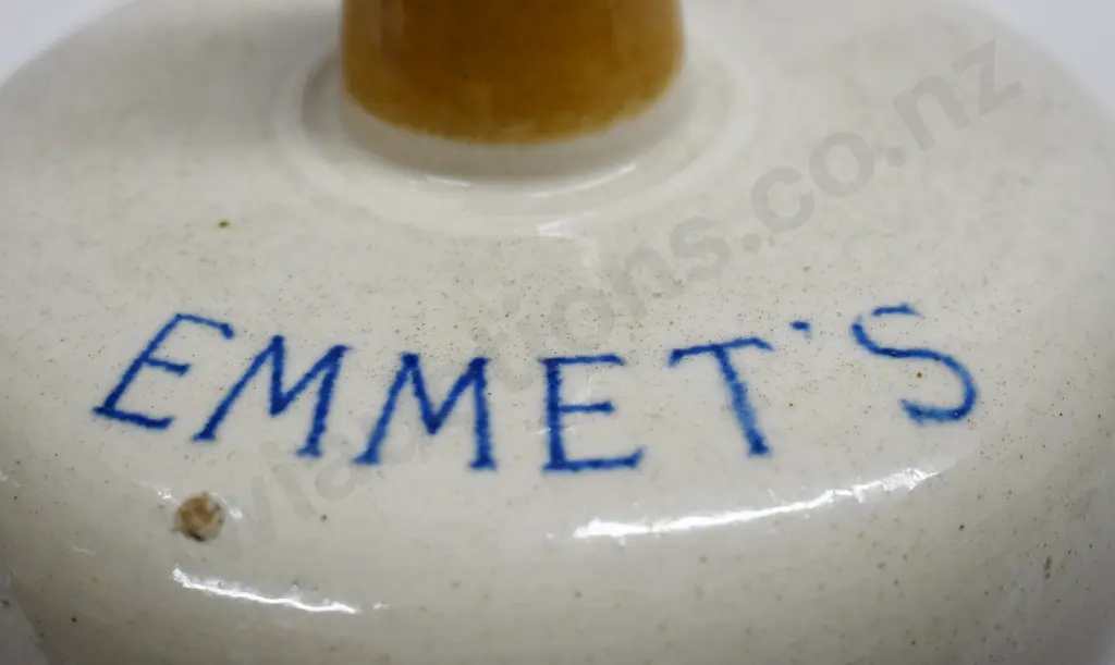 EMMET’S STONEWARE OLD IRISH WHISKEY JUG Image 1++