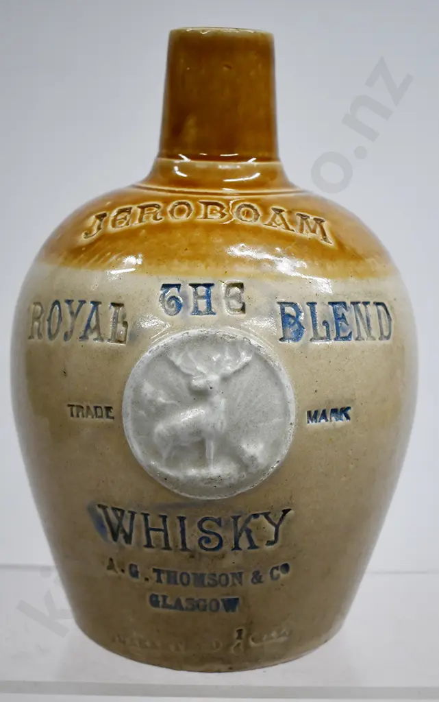 JEROBOAM ROYAL BLEND STONEWARE WHISKY JUG Image 1++