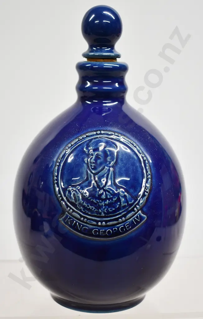 KING GEORGE IV STONEWARE WHISKY JUG Image 1++