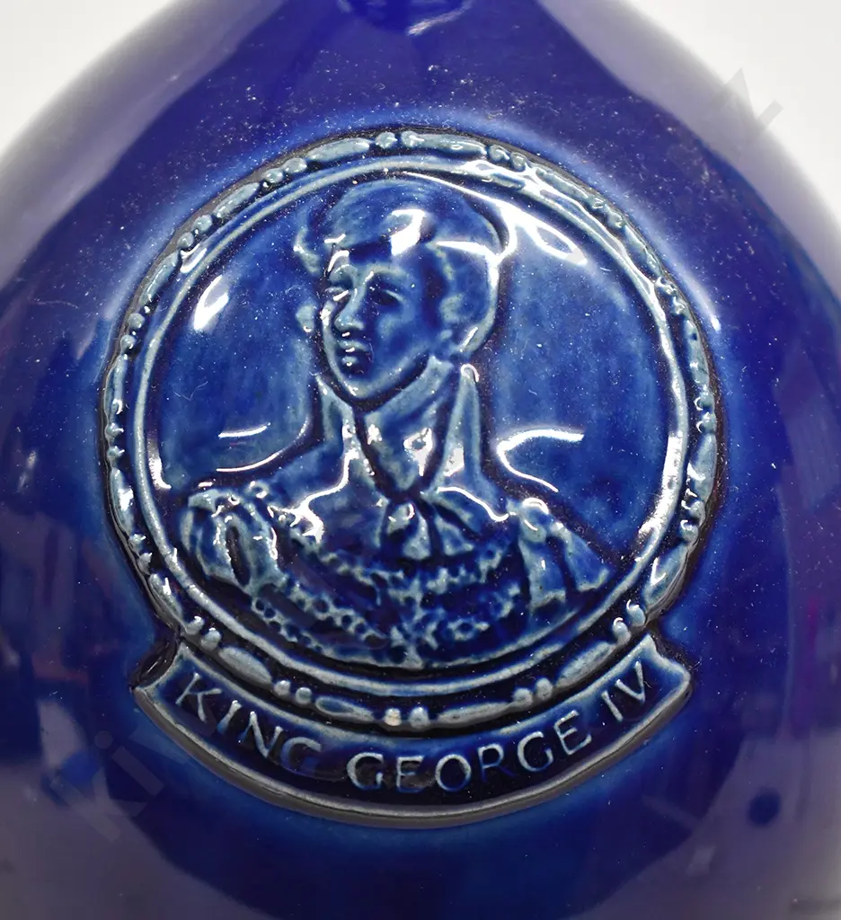 KING GEORGE IV STONEWARE WHISKY JUG Image 1++