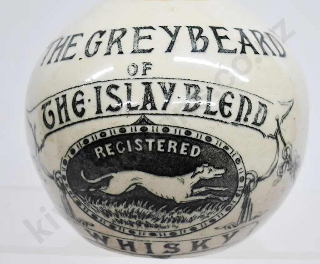 THE GREYBEARD ISLAY WHISKY STONEWARE WHISKY JUG Image 1++