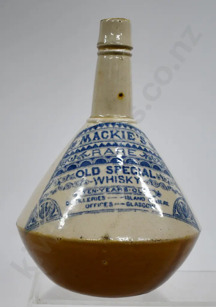 MACKIE'S OLD SPECIAL WHISKY STONEWARE JUG Image 1++