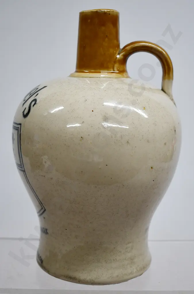 O’DONNEL’S IRISH STONEWARE WHISKY JUG Image 1++
