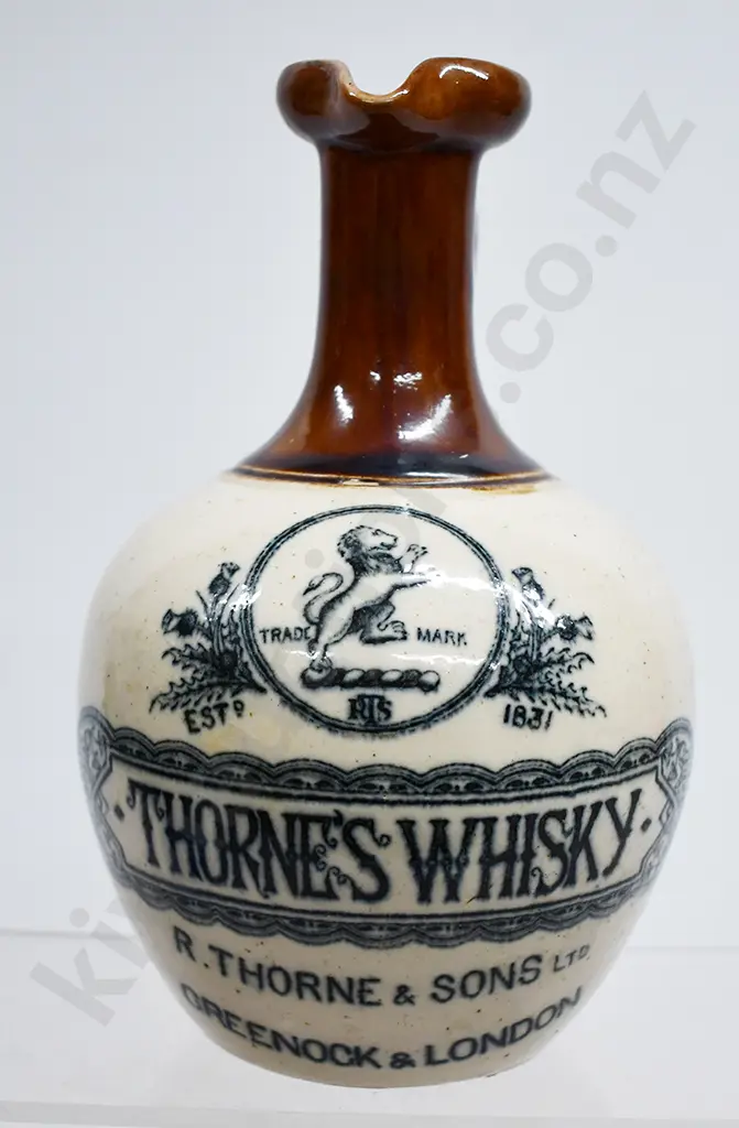 THORNE’S STONEWARE WHISKY JUG Image 1++