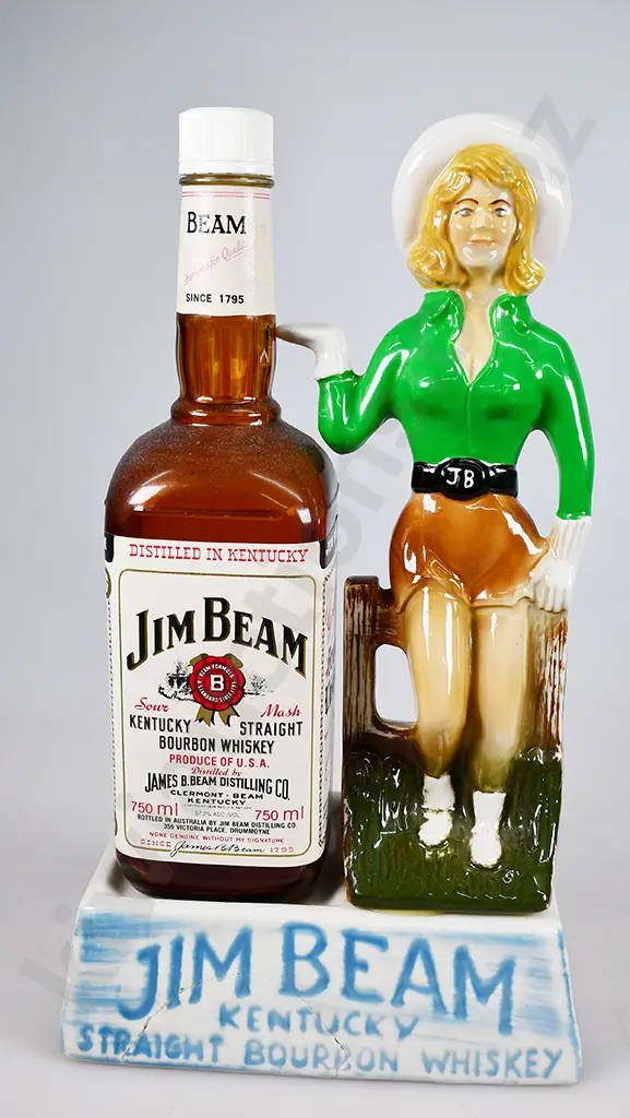 JIM BEAM COWGIRL FIGURE Image 1++